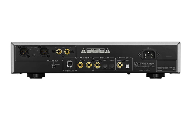 EDGED : 럭스만, DSD 지원 USB DAC 및 헤드폰 앰프 'DA-250' 발매